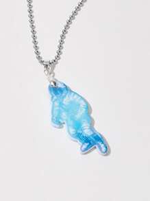 ROMWE Collar con colgante con diseño de astronauta - Multicolor - Ver 3