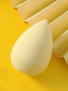 1pc Makeup Sponge - Yellow - View 1