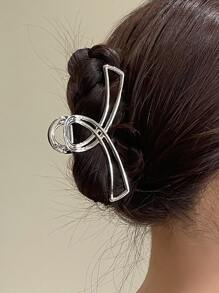 DAZY Minimalist Geometric Hair Claw Street - Silver - View 6