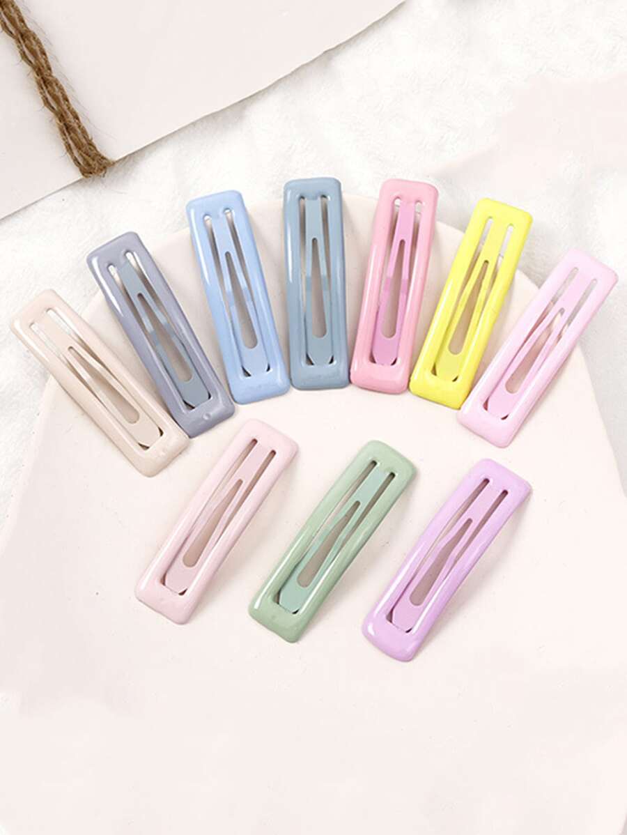 10 chiếc nơ nữ thiết kế kẹp tóc dễ thương cho cuộc sống hàng ngày - Nhiều màu - Xem 1