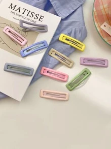 10 chiếc nơ nữ thiết kế kẹp tóc dễ thương cho cuộc sống hàng ngày - Nhiều màu - Xem 2