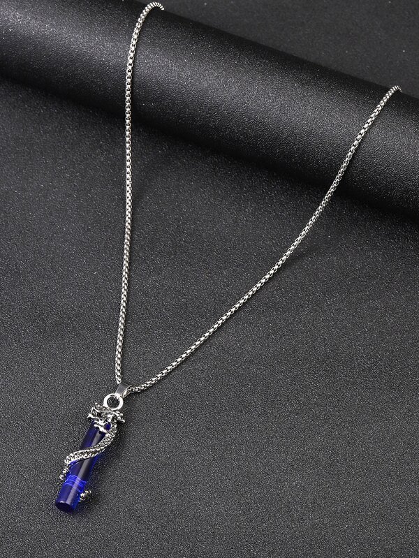 Fashionable and Popular Men Dragon Charm Necklace for Jewelry Gift and