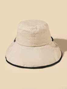 Rhinestone Decor Hat - Beige - View 2