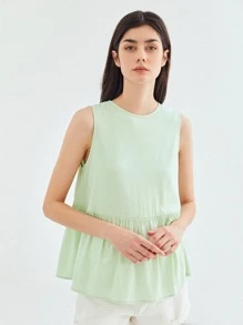 MOTF VISCOSE FLOWY TOP - Mint Green - View 6