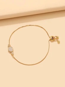 Vòng tay Khối Zirconia  Trang trí - Vàng - Xem 2