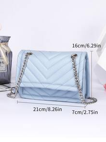 Túi vai - Màu xanh lam - Xem 5