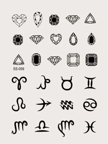 紋身貼紙,1張鑽石和蛇圖案手掌一次性紋身適合女士,紋身貼紙成年人,逼真紋身貼心,適合女士和女孩 - 黑色 - 查看 3