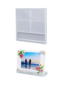 1 pièce Moule en silicone pour cadre photo DIY