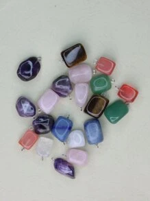 20入組石頭DIY吊墜 - 彩色 - 查看 1