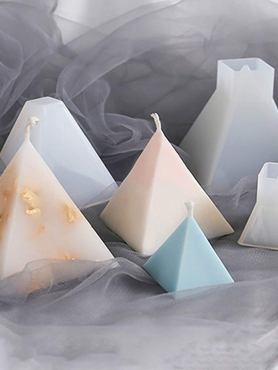 Khuôn silicon 1 cái nến DIY - trắng - Xem 1