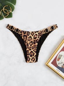 Swim SXY 2025 Women's Vacation Sexy Leopard Print Bikini Bottom (Print Pattern Random) Summer - Multicolor - View 7