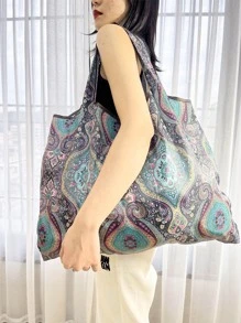 Paisley Print Tote Bag, Tote Bag Large, Best Fall Inspo Ideas