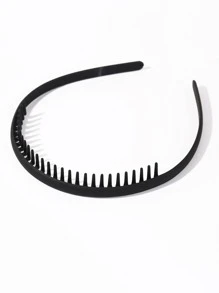 3 piezas Diadema unicolor - Negro - Ver 5