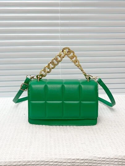 防水、輕盈、商務休閒簡約紋理翻蓋方形包適合青少年女大學生、菜鳥和白領，非常適合辦公室、大學、工作、商務、通勤