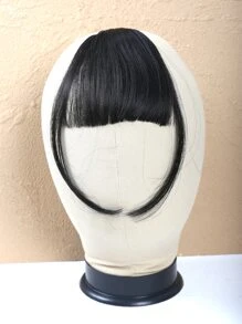 Tóc mái phía trước với viền khí - màu đen - Xem 4