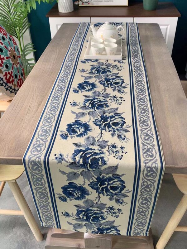 Floral Embroidered Table Runner SHEIN USA