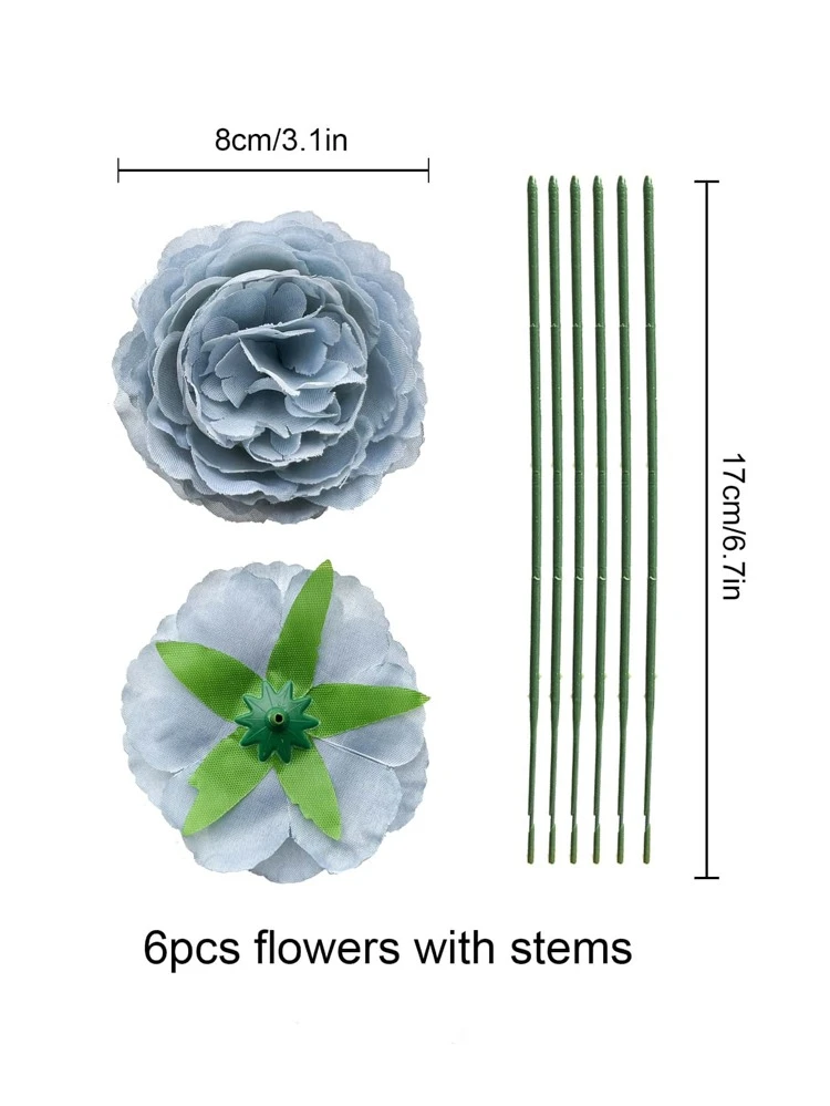 12/24pcs Artificial Peony Flowers Simulated Peony Flower Heads With Stems For Wedding Party Decoration, Cake Decoration And Home Living Room Table Centerpieces,Fake Plants,Fall Decor,Room,Desk,Garden Decor,Room Decoration Stuff Home Decor Back To School School Supplies