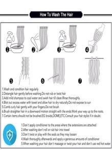 Tóc giả tổng hợp Ombre dài Cosplay với tóc mái - Nhiều màu - Xem 3