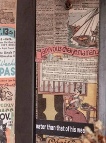 1pc Vintage Pattern Random DIY Material Paper - Multicolor - View 3