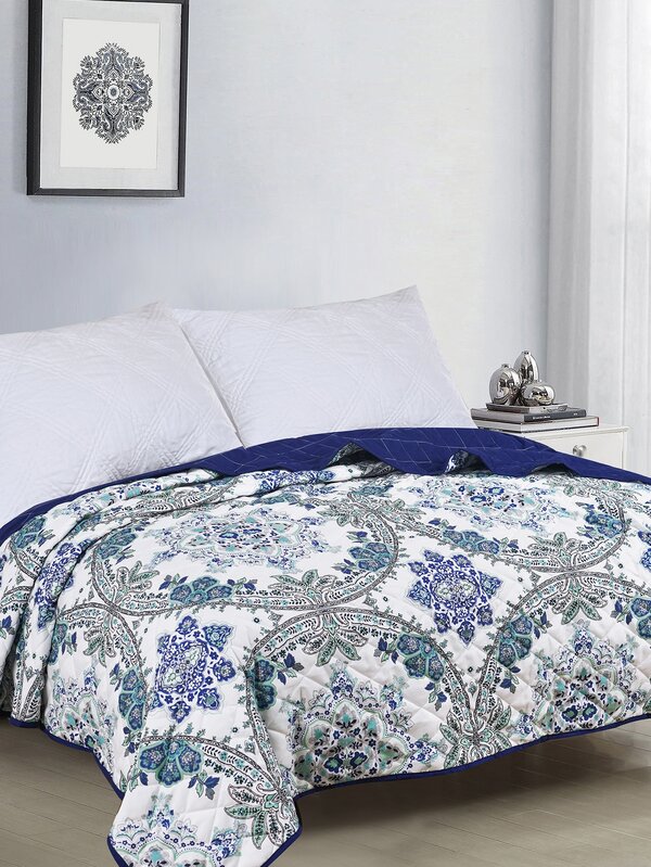 Mandala Pattern Bedspread SHEIN USA