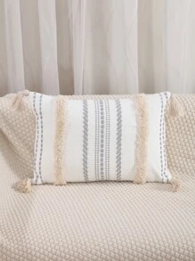 1pc Velvet Tassel Decorative Pillow Cover (Pillow Insert Not Included) - Multicolor - View 4