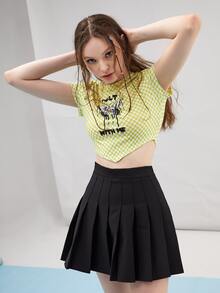 Zoe Radford Letter & Butterfly Print Tee - Multicolor - View 5