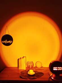 1 đèn LED mini 7 màu chiếu hoàng hôn, cần phim, đèn chiếu để trang trí tường trong nhà và chiếu sáng xung quanh - Nhiều màu - Xem 2