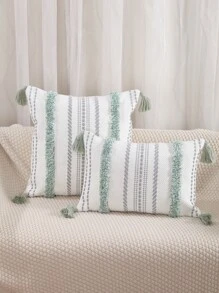 1pc Tufted Tassel Trang trí đệm Đệm không có chất làm đầy - Nhiều màu - Xem 1