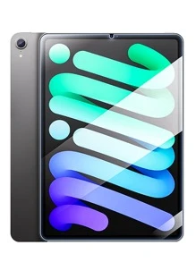 1入組螢幕保護鋼化膜適用於iPad - 無色 - 查看 2
