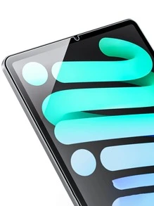 1入組螢幕保護鋼化膜適用於iPad - 無色 - 查看 3