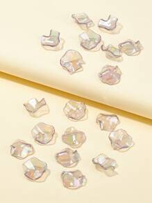 50pcs Plastic Shell Shaped DIY Pendant - Multicolor - View 2
