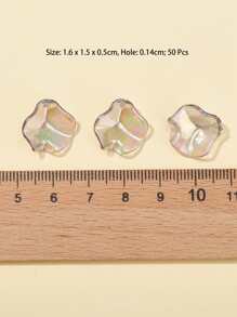 50pcs Plastic Shell Shaped DIY Pendant - Multicolor - View 4