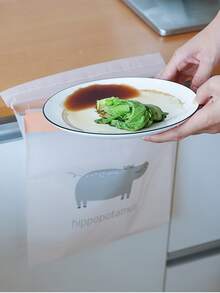 15 piezas Bolsa de basura con estampado de dibujos animados al azar - Multicolor - Ver 2