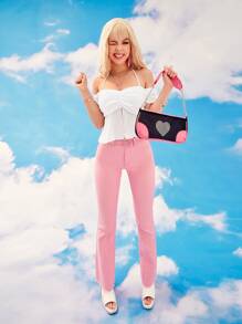 Top pecho con fruncido con abertura - Blanco - Ver 3