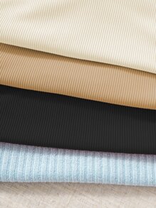 SHEIN Unity Áo hai dây Hội Chữ thập Thắt nút màu trơn Gợi cảm - Nhiều màu - Xem 4