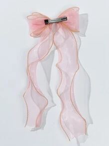 3pcs Bow Decor Alligator Hair Clip - Multicolor - View 2