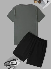 Manfinity Homme Bộ hai mảnh Nam Dây kéo Thú vật Giải trí - Nhiều màu - Xem 2