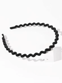 3pcs Solid Headband - Black - View 3