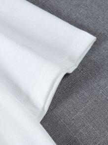 Manfinity Men Car And Letter Graphic Tee