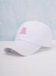 Y2k1 Phong Cách Thêu Sien1987ontour Chữ Trang Trí Mũ Bóng Chày Unisex Chống Nắng, Trang Phục Hàng Ngày & Thường Ngày - trắng - Xem 12