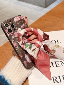 Vỏ điện thoại hình hoa hồng có dây buộc - Nhiều màu - Xem 2
