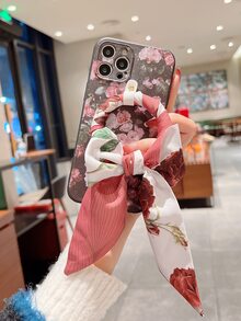 Vỏ điện thoại hình hoa hồng có dây buộc - Nhiều màu - Xem 3