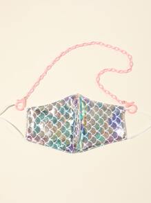 3入組素色口罩鏈 - 彩色 - 查看 2