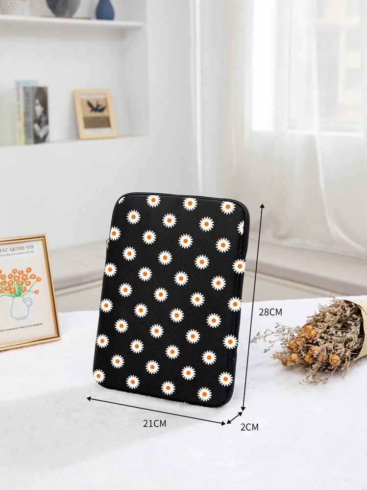 Bolso para ordenador con patrón floral 11 pulgada - Multicolor - Añade 3