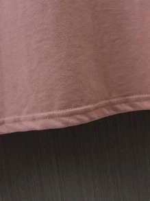 Manfinity Hypemode Men Cartoon Face Print Tee - Dusty Pink - View 4