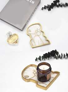 1入組圖形DIY矽膠模具 - 白色 - 查看 1