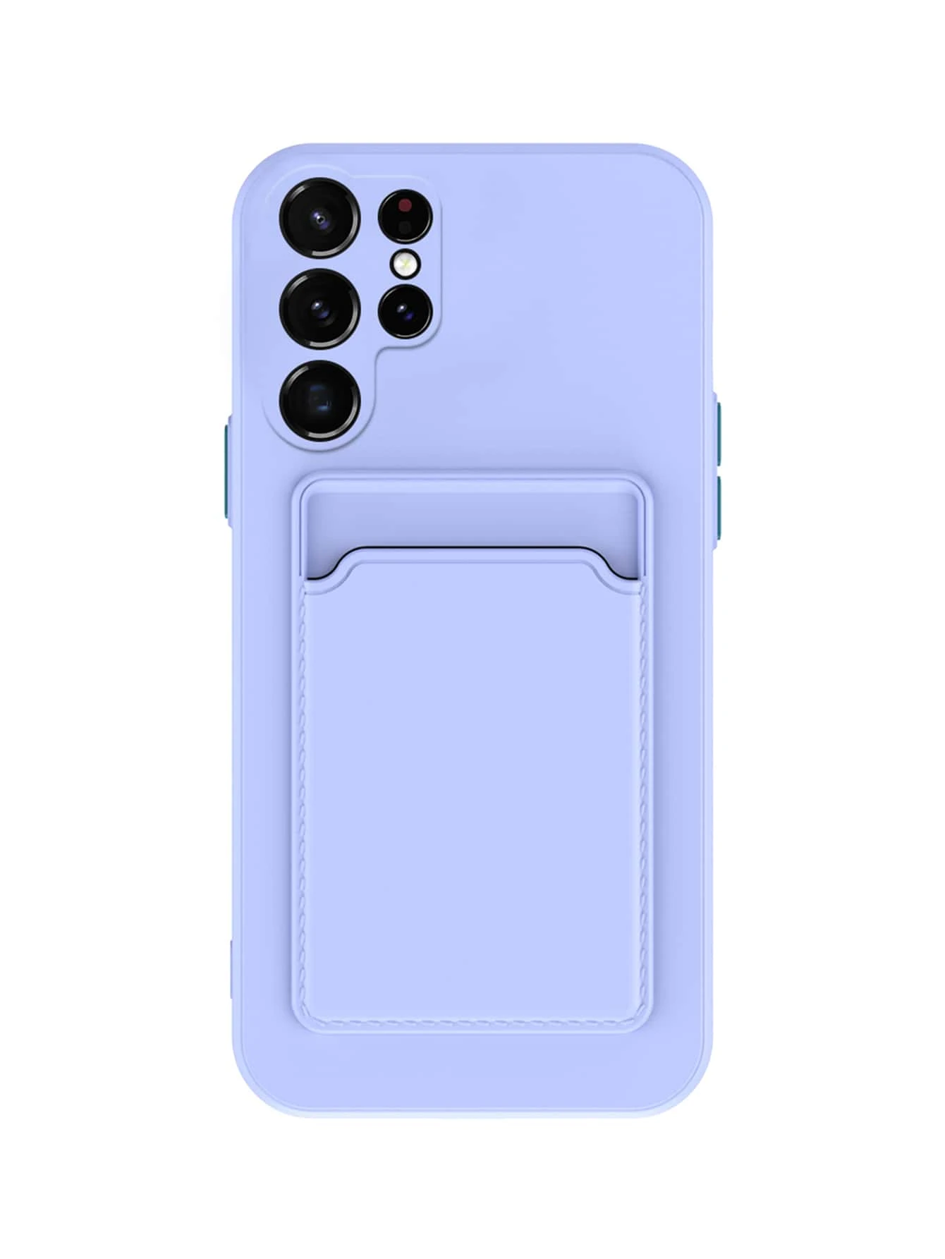 素色插卡槽手機外殼 - 紫色 - 查看 1