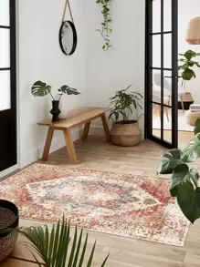 Tấm lót cửa chống trượt in hình học - Nhiều màu - Xem 1