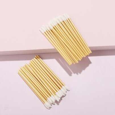 50pcs Soft Mini Portable Cleaning Swabs Eyelash Cleaner Makeup Lip Brushes,Giveaways