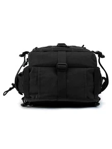 Minimalist Large Capacity Fishing Bag - Black - View 3